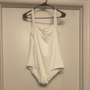 Aritzia TnAction Square Neck Tank Bodysuit